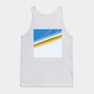 blue white brown texture gradient Tank Top